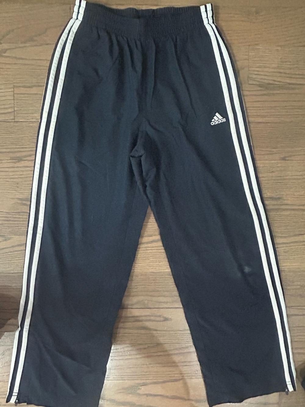 Adidas Boys Navy Blue Athletic Pants Size 11-12Y Good Condition